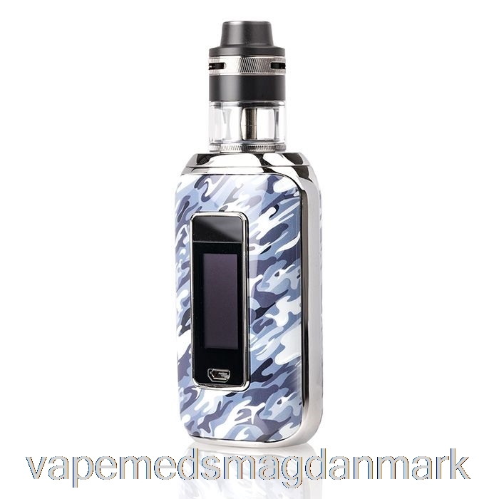 Vape Med Smag Aspire Skystar Revvo 210w Touch Screen Startsæt Blå Camo
